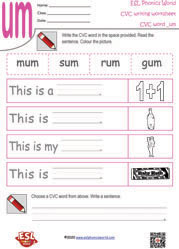 um-cvc-writing-worksheet